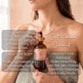 Image 2 for Organic Fractionated Coconut Carrier Oil – Lightweight Massage & Aromatherapy Oil – 100ml