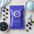 Image 3 for SweetDoughThings Vegan Friendly Sugar Free Candy Floss Blueberry Flavour 12g