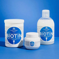 Image 2 for Cosmetics KJMN Biotin Beautifying Shampoo dor Dry, Damaged and Fragile Hair, Helps Reduce Breakage, Deeply Moisturises, Strengthens the Roots and Improves Scalp Condition with Coconut Oil 1L