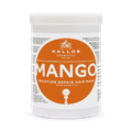 Image 1 for Cosmetics KJMN Mango Moisture Repair Hair Mask for Dry, Damaged and Chemically Treated Hair, Deeply Moisturises, Enhances Shine and Boosts Volume with Mango Oil 1L