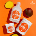 Image 5 for Cosmetics KJMN Mango Moisture Repair Hair Mask for Dry, Damaged and Chemically Treated Hair, Deeply Moisturises, Enhances Shine and Boosts Volume with Mango Oil 1L