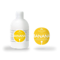 Image 1 for Cosmetics KJMN Banana Extract Fortifying Hair Mask 1L
