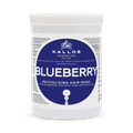 Image 1 for Cosmetics KJMN Blueberry Extract Revitalising Hair Mask, for Dry, Damaged and Chemically Treated Hair, Deeply Hydrates, Nourishes the Scalp, Enhances Shine and Texture with Avocado Oil 1L