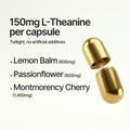 Image 3 for Twilight Product Name: L-Theanine, Passionflower & Chamomile Capsules - Evening Calm & Relaxation Support - With Zinc & Vitamin B6 - 30 Servings - Verve Eclipse Duo - Twilight 30 Servings