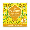 Image 1 for Wellbeing Lemon, Ginger & Manuka Honey Tea 40 Sachets