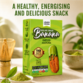 Image 2 for Dried Banana Coated in Matcha Green Tea – Healthy Energy Snack (10 Sachets x 25g)