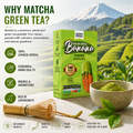 Image 5 for Dried Banana Coated in Matcha Green Tea – Healthy Energy Snack (10 Sachets x 25g)