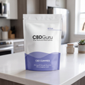 Image 2 for CBD Guru Vegan CBD Gummies 20mg 60 Pack - Mixed Fruit Flavour Broad Spectrum CBD Vegan Gummy Bears, 1200mg Total CBD