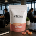 Image 3 for CBD Guru CBD Peach Rings 25mg 25 Pack - PeachFlavour Broad Spectrum CBD Bottles, 750mg Total CBD