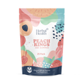Image 1 for CBD Gummies Peach Rings, 625mg, High Strength, 25mg per Gummy, 25 Gummy Pack, Delicious Peach Flavoured Broad Spectrum CBD for Natural, THC Free