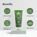 Image 5 for Neem & Tea Tree Oil Control Face Cream, Daily Mattifying Moisturiser for Oily and Acne-Prone Skin 100ml