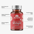 Image 5 for Shilajit Vegan Capsules, Natural Energy and Vitality | High Potency 60 Capsules