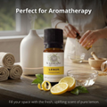Image 5 for Officinale Lemon Essential Oil - Pure Italian Food Grade Lemon Essential Oil for Diffusers and Humidifiers for Aromatherapy, Refreshing Scent, Vegan and Pure Organic Formula - 10 ml