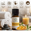 Image 2 for Officinale Sweet Orange Essential Oil - Pure Italian Food Grade Sweet Orange Essential Oil for Diffusers and Humidifiers for Aromatherapy, Vegan and Pure Organic Formula - 10 ml
