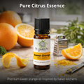 Image 3 for Officinale Sweet Orange Essential Oil - Pure Italian Food Grade Sweet Orange Essential Oil for Diffusers and Humidifiers for Aromatherapy, Vegan and Pure Organic Formula - 10 ml