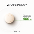 Image 4 for Vitamin B9 (Methylfolate) 400mcg  60 tablets