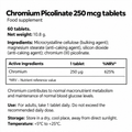 Image 2 for Chromium Picolinate 250 mcg  60 tablets