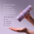 Image 3 for Body Wash & Bubble Bath Calming Lavender 400ml