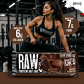 Image 5 for RAW High Protein Bars 12 x 75g, Oat Flapjack, 20g Protein, Low Sugar, Chocolate Brownie