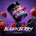 Image 5 for Creatine Monohydrate Powder 300g, Pure Micronised, Blazin' Berry, Vegan, 90 Servings