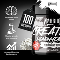 Image 5 for Creatine Monohydrate Powder 300g, Pure Micronised, Unflavoured, Vegan, 100 Servings