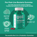 Image 4 for Pre+Post+Live Bacteria Gummies 60