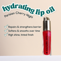 Image 4 for Nature Spell Nature Spell Hydrating Lip Oil 6ml Parisian Cherry Night - Cherry Red Shimmer Parisian Cherry Night - Cherry Red Shimmer