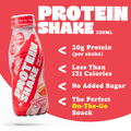 Image 3 for High Protein Shake - 20g Protein - Strawberries & Cream - 8 x 330ml