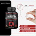 Image 5 for L-Theanine with Chelated Magnesium Glycinate and Lemon Balm Extract for Clam Night & Reset
