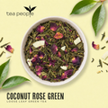 Image 3 for Coconut Rose Green - Loose Leaf Green Tea - 200g Refill Pack