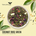 Image 3 for Coconut Rose Green - Loose Leaf Green Tea - 100g Tin Caddy