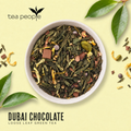 Image 3 for Dubai Chocolate Tea - Loose Leaf Green Tea - 200g Refill Pack