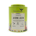 Image 1 for Jasmine Green - Loose Leaf Green Tea - 100g Tin Caddy