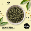 Image 3 for Jasmine Pearls - Loose Leaf Green Tea - 100g Tin Caddy
