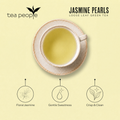 Image 5 for Jasmine Pearls - Loose Leaf Green Tea - 100g Tin Caddy