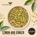 Image 3 for Lemon and Ginger - Loose Leaf Herbal Tea - 200g Refill Pack