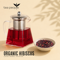 Image 4 for Organic Hibiscus - Loose Leaf Herbal Tea - 125g Tin Caddy