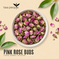 Image 3 for Pink Rose Buds - Loose Leaf Herbal Tea - 125g Refill Pack