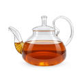 Image 2 for Clear Glass Teapot 800ml with Wire Coil Filter