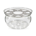 Image 2 for Glass Tea Warmer with Stainless Steel base