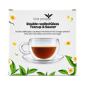 Image 2 for Double walled glass Cup and Saucer - 200ml