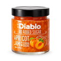 Image 2 for Diablo No Added Sugar Apricot Jam 230g Pack of 6