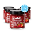 Image 1 for Diablo No Added Sugar Strawberry Jam 230g Pack of 6