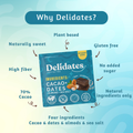Image 4 for Date Sweetened Dark Chocolate with Roasted Almonds & Sea Salt 40g