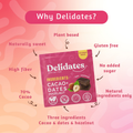 Image 5 for Date Sweetened Dark Chocolate with Roasted Hazelnut 40g