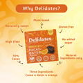 Image 3 for Date Sweetened Dark Chocolate with Orange 40g