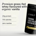 Image 2 for EXALT MADAGASCAN VANILLA WHEY PROTEIN POWDER 1kg