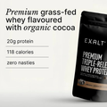 Image 4 for EXALT CACAO WHEY PROTEIN POWDER 1kg