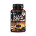 Image 1 for Shilajit, Sea Moss & Lions Mane 120 Capsules