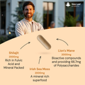 Image 2 for Shilajit, Sea Moss & Lions Mane 120 Capsules